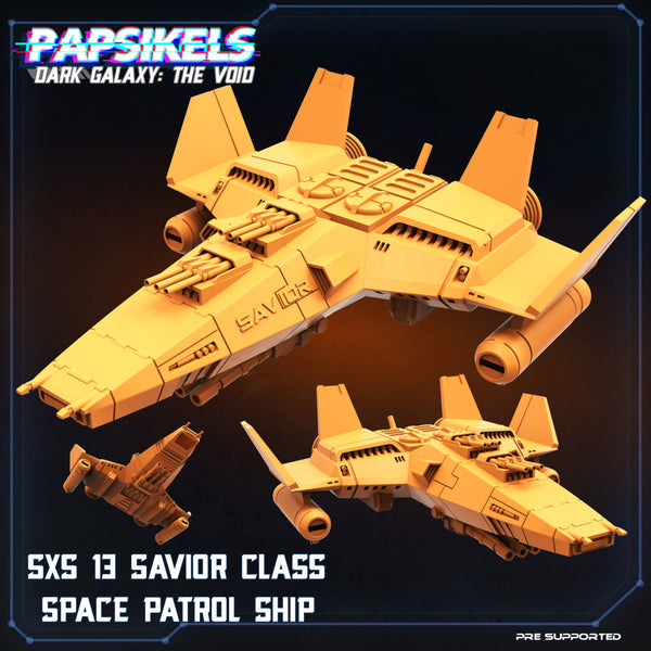 DARK GALAXY THE VOID - SXS 13 SAVIOR CLASS SPACE PATROL SHIP - Only-Games