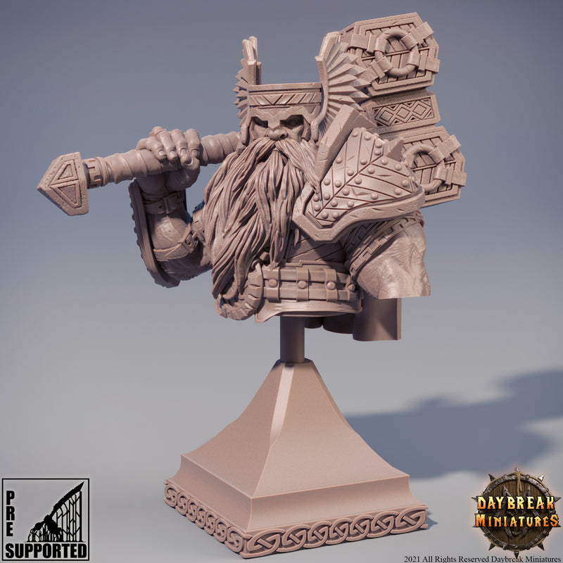 Imar Hakka bust - The Dwarfs of The Dark Deep - Only-Games