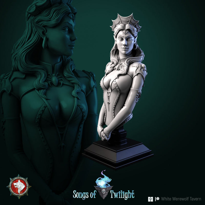 Drow girl Anneir bust - Only-Games