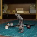 Frogfolk Spearman 05 - 32mm - DND - Pathfinder - Only-Games