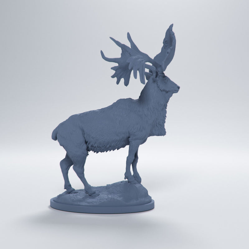 Sinomegaceros Pachyosteus looking 1-35 scale prehistoric giant deer - Only-Games