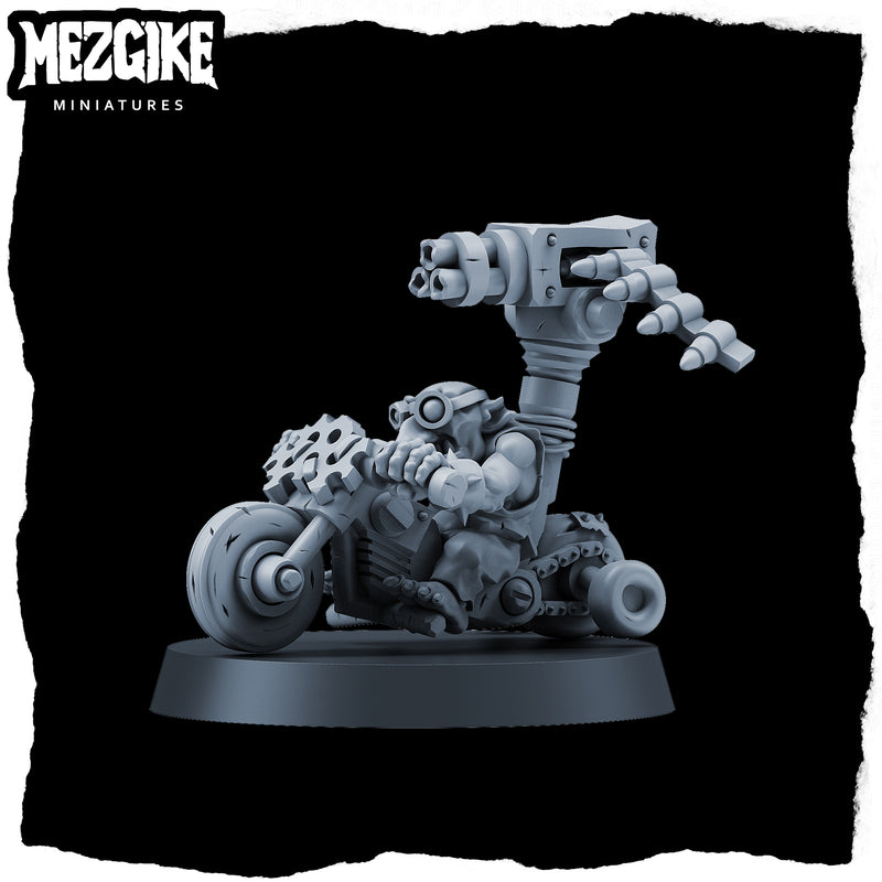 Runt biker gang (5 physical multipart miniatures) - Only-Games