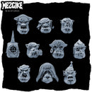 Orc freebooter pirate heads (physical miniatures conversion set) - Only-Games