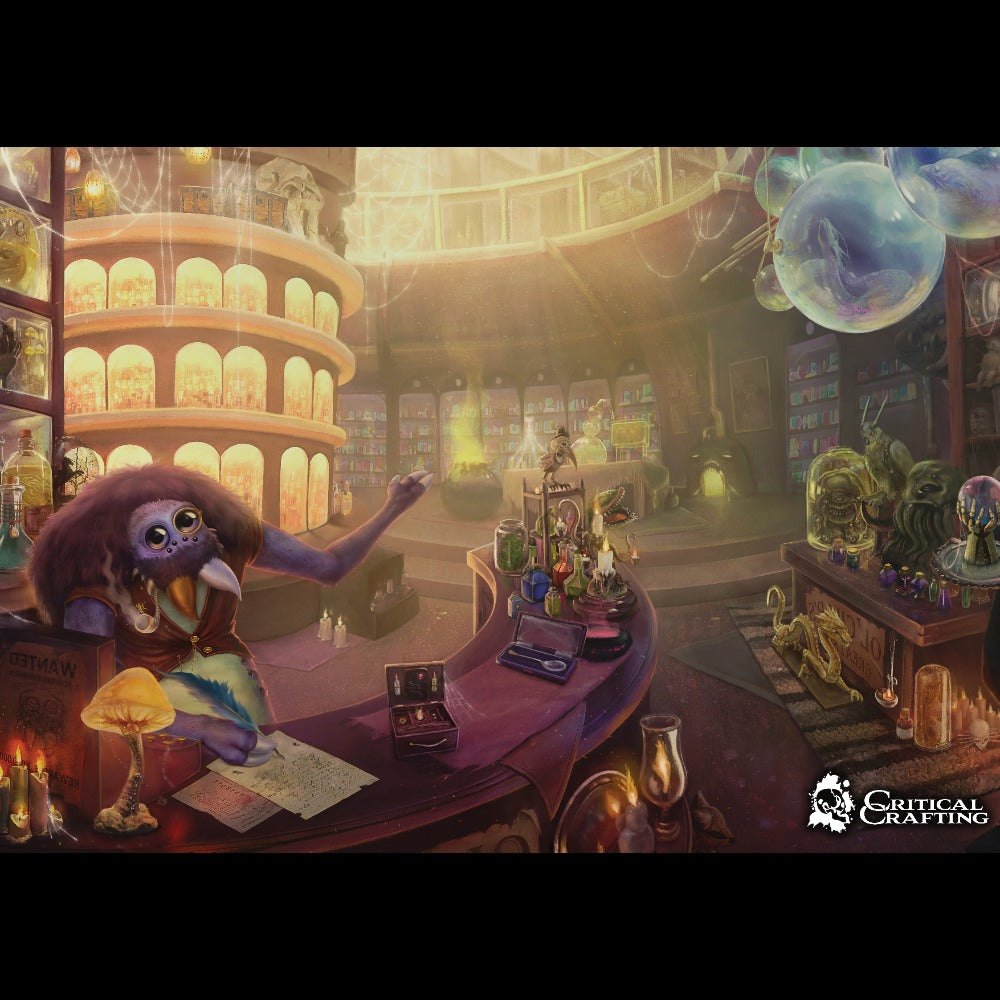 Ol' Chap's Shop - Poster - Critical Crafting - Miniatures by Only-Games.co