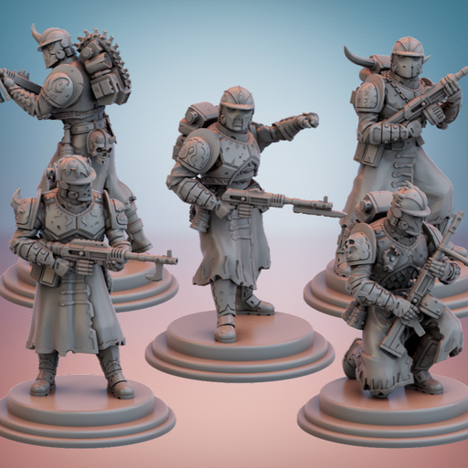 Cult Guard. Cult Guardsmen (Assault Rifles). - Only-Games