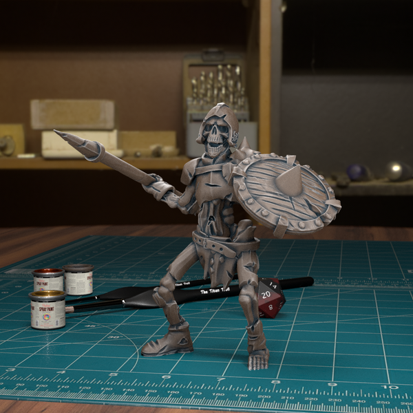 Skeleton Warrior 05 - TytanTroll Miniatures - DnD - Fantasy - Only-Games