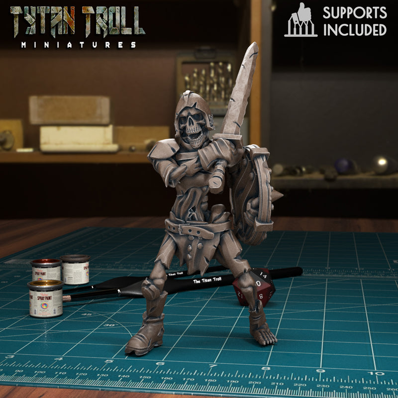 Skeleton Warrior 07 - TytanTroll Miniatures - DnD - Fantasy - Only-Games