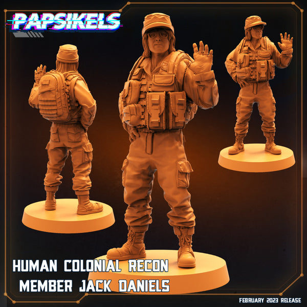 HUMAN COLONIAL RECON MEMBER JACK DANIELS - Only-Games