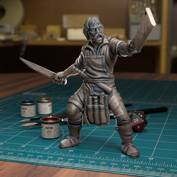 Bill The Butcher - TytanTroll Miniatures - DnD - Fantasy - Only-Games