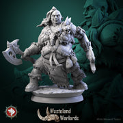 Big barbarian females set 6 miniatures 32mm - Only-Games