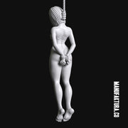 Silence Series 09 - Stripped & Hanged Prisoner Girl - Only-Games