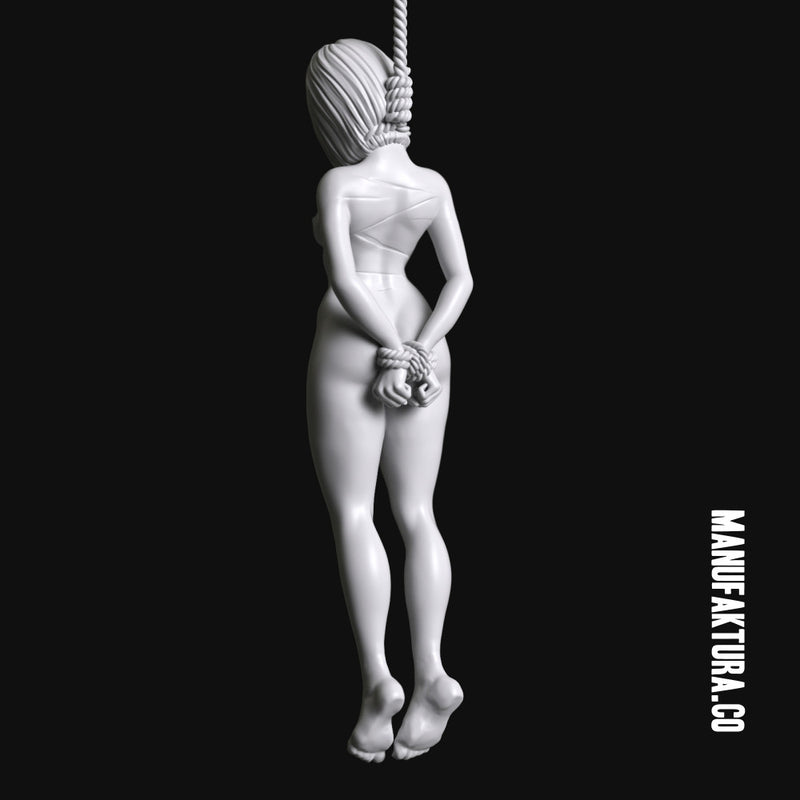 Silence Series 09 - Stripped & Hanged Prisoner Girl - Only-Games