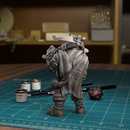 Orc Crossbow Over Shoulder - TytanTroll Miniatures - DnD - Fantasy - Only-Games