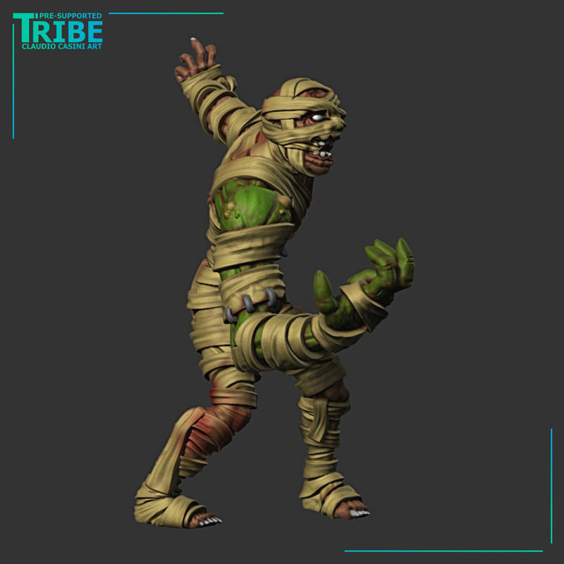 (0066) Male Mummy gray/color - Only-Games