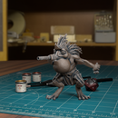 Frogfolk Spearman 07 - 32mm - DND - Pathfinder - Only-Games