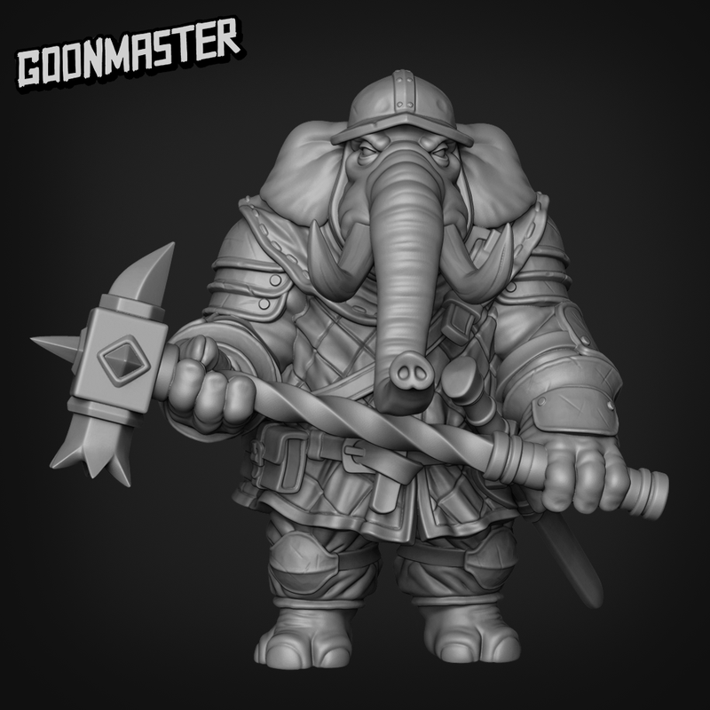 Elephant Hammer Warrior 1 - Only-Games