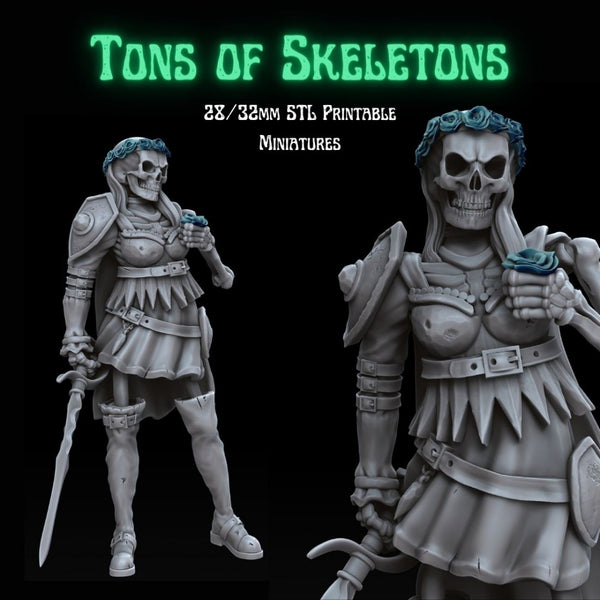 Tons of Skeletons: Damsel of Death - Only-Games