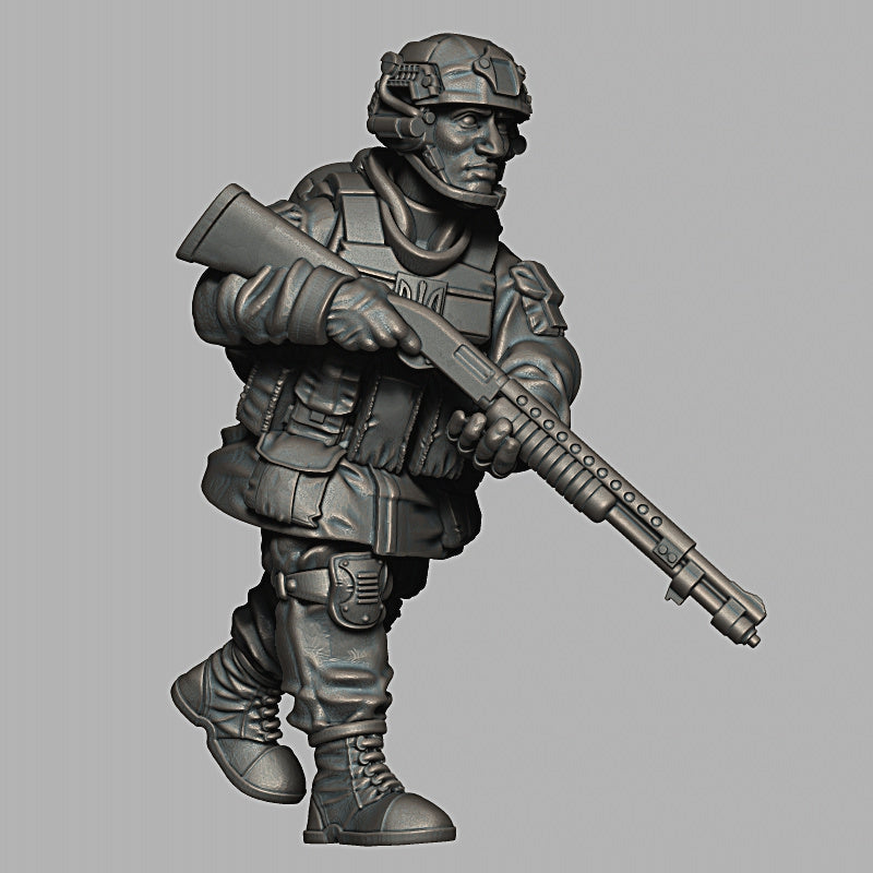 Ukrainian Modern Infantry (Male) - Puddle Bases - Only-Games