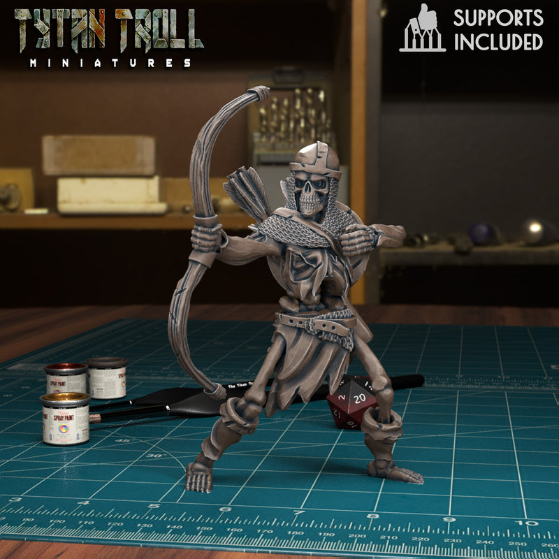 Skeleton Archer 02 - TytanTroll Miniatures - DnD - Fantasy - Only-Games