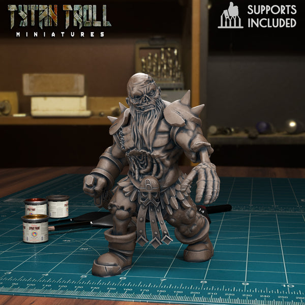 Dwarf Zombie 01 - TytanTroll Miniatures - DnD - Fantasy - Only-Games