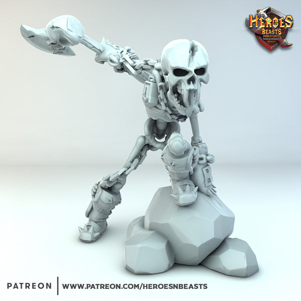 skeleton axe warrior - Only-Games