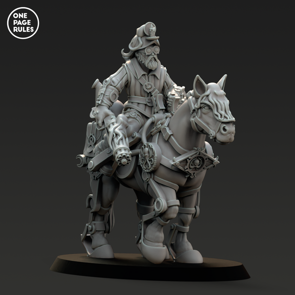 Empire Gatling Engineer on Horse (1 Model) - Only-Games