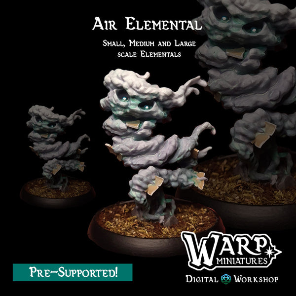 Air Elemental - Small, Medium and Large - Only-Games