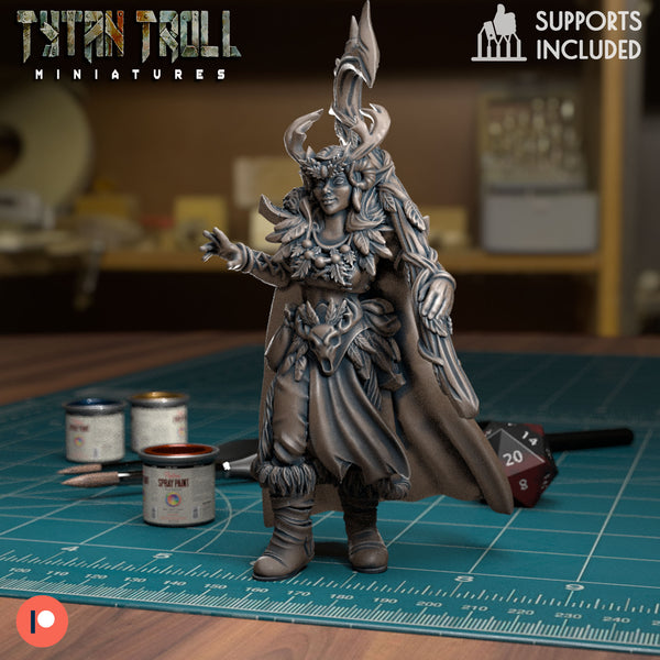 Druid  01 - TytanTroll Miniatures - DnD - Fantasy - Only-Games