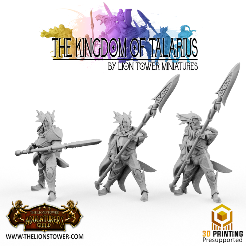 Kingdom of Talarius - Order of the Dragon unit of 10 (32mm scale) - Only-Games