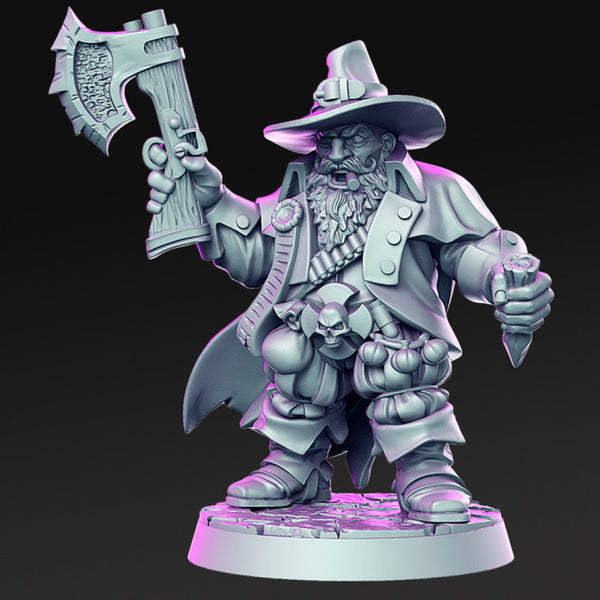 Balur van Helding - Dwarf vampire hunter - 32mm - DnD - Only-Games