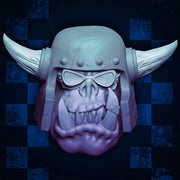 Orc Helmet Heads - Set A (Boss Size) - Only-Games