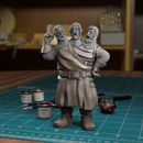 3 Headed Giant With No Sword - TytanTroll Miniatures - DnD - Fantasy - Only-Games