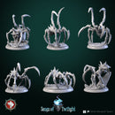 Rock Spiders set 6 miniatures 32 mm pre-supported - Only-Games