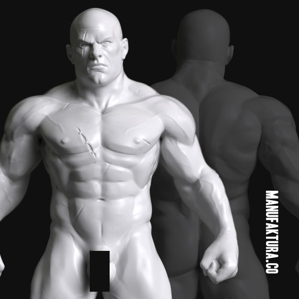 Sedition Series 01b - Male Gene-Forged Warrior Without Armor Plate - Only-Games