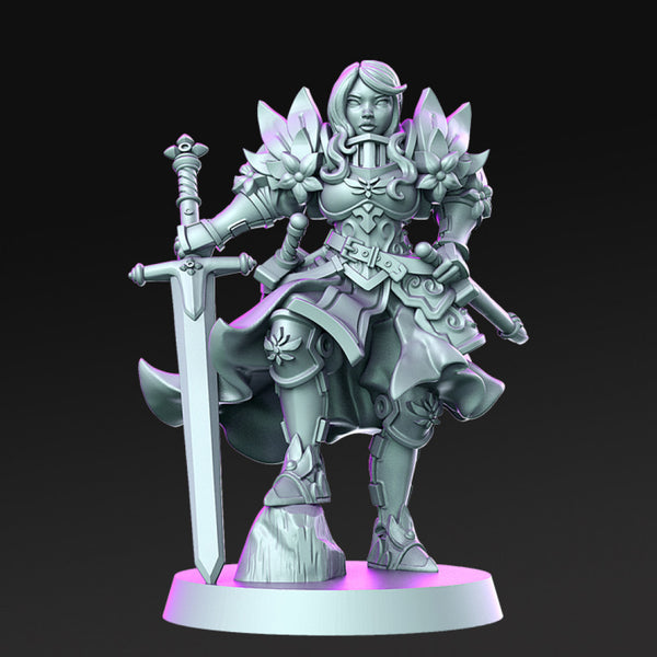 Angeline - Female Paladin - 32mm - DnD - - Only-Games