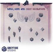 fangs, gems and chest decoration PH - Only-Games