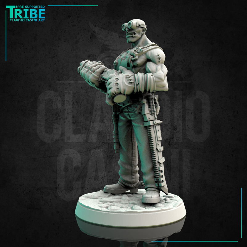 (0010) Male Post Apocalyptic Guy - Only-Games
