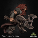 Kinessa The Fury [32mm Scale] Female Dwarf Fighter - Only-Games