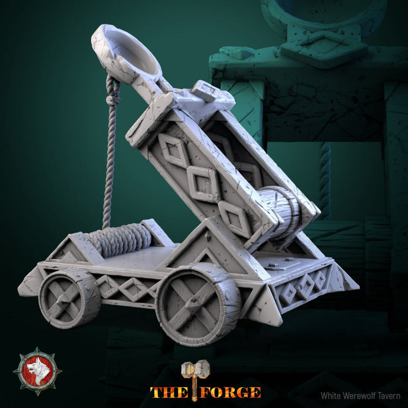 Dwarven catapult pre-supported - Only-Games