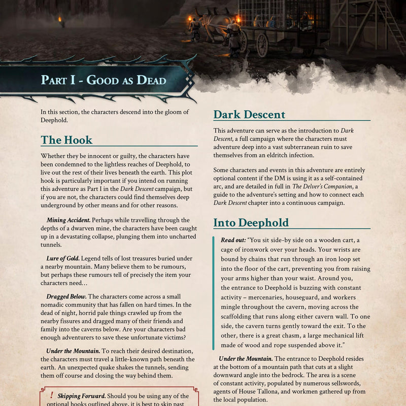 Land of the Blind - Physical 5e Adventure Booklet - Only-Games