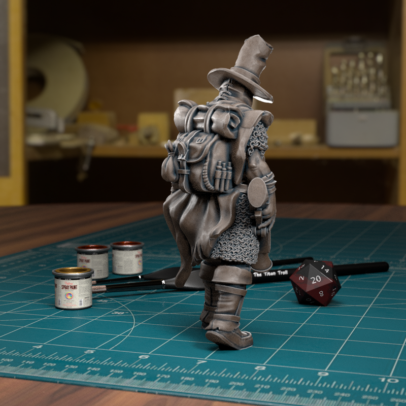 Pilgrim Ranger Wastelander Witch Hunter - 32mm - DND - Pathfinder - Only-Games