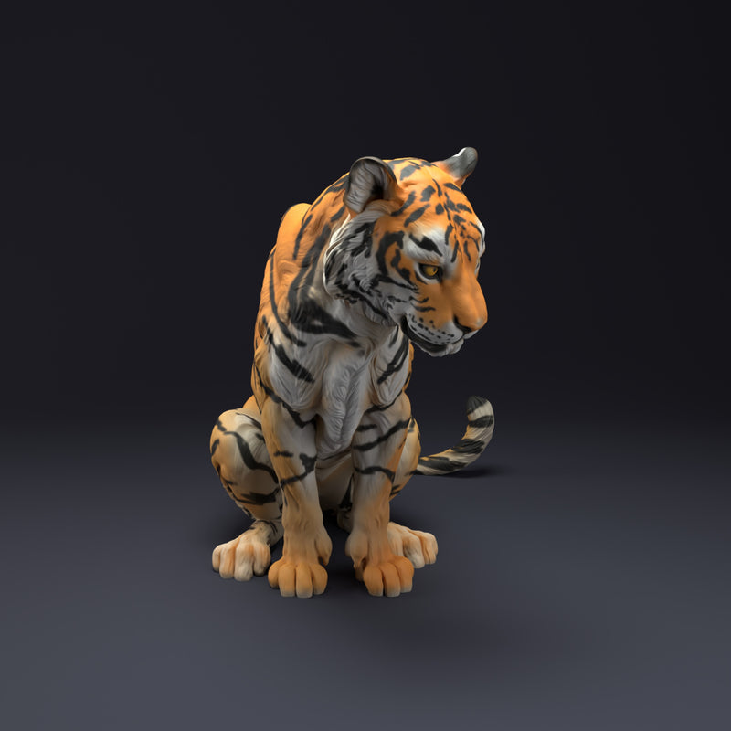 Bengal Tiger Sitting 1:12 - Only-Games