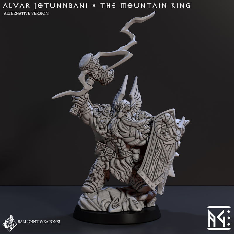 Alvar Jotunnbani - Dwarf Mountain King (Lok-Badar Dwarven Defenders) - Only-Games