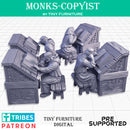 Monks-copyist (SITTING FOLKS) - Only-Games