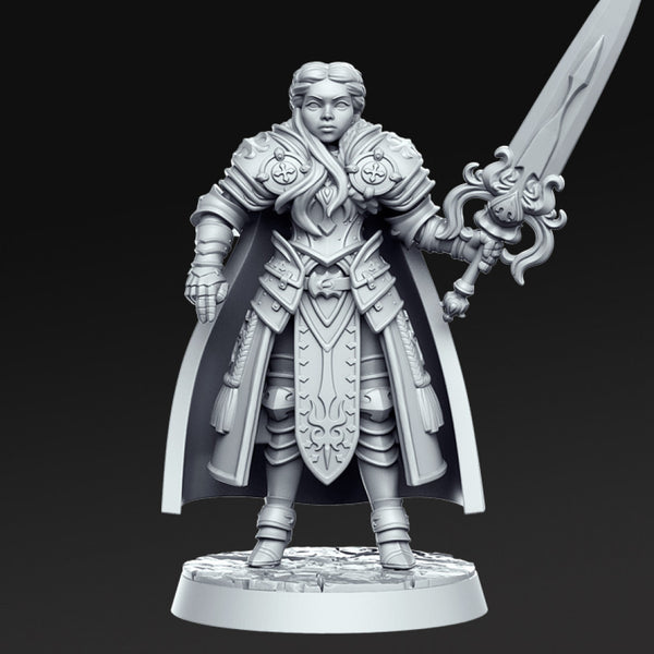 Agnes - Female paladin- 32mm - DnD - Only-Games