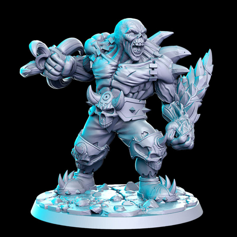 Ogre Zombie with clawshield - 32mm - DnD - Only-Games