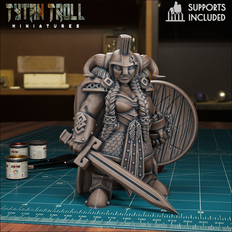 Female Dwarf Bundle - TytanTroll Miniatures - DnD - Fantasy - 32mm - Only-Games