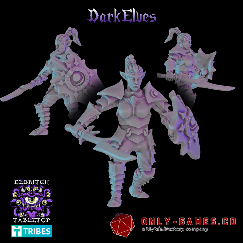 Dark Elf Warrior - Only-Games