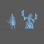 (0077) Male featherfolk birdman wizard with flame spell - Only-Games