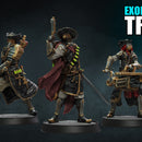 CHARACTERS SET - UNDEAD MONASTERY  - EXORCIST TRIO - Only-Games